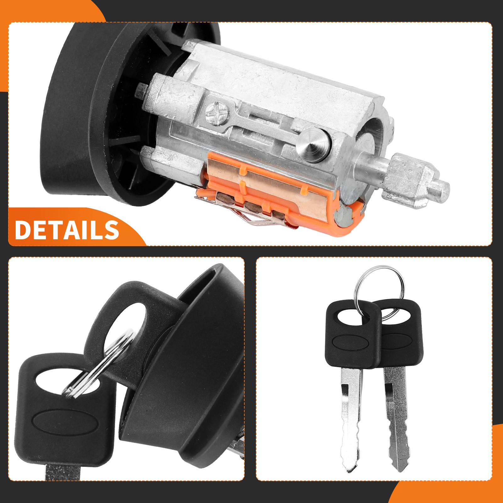 Ignition Lock Cylinder Switch with Keys for Ford F150 F250 F350 Ranger 924-724