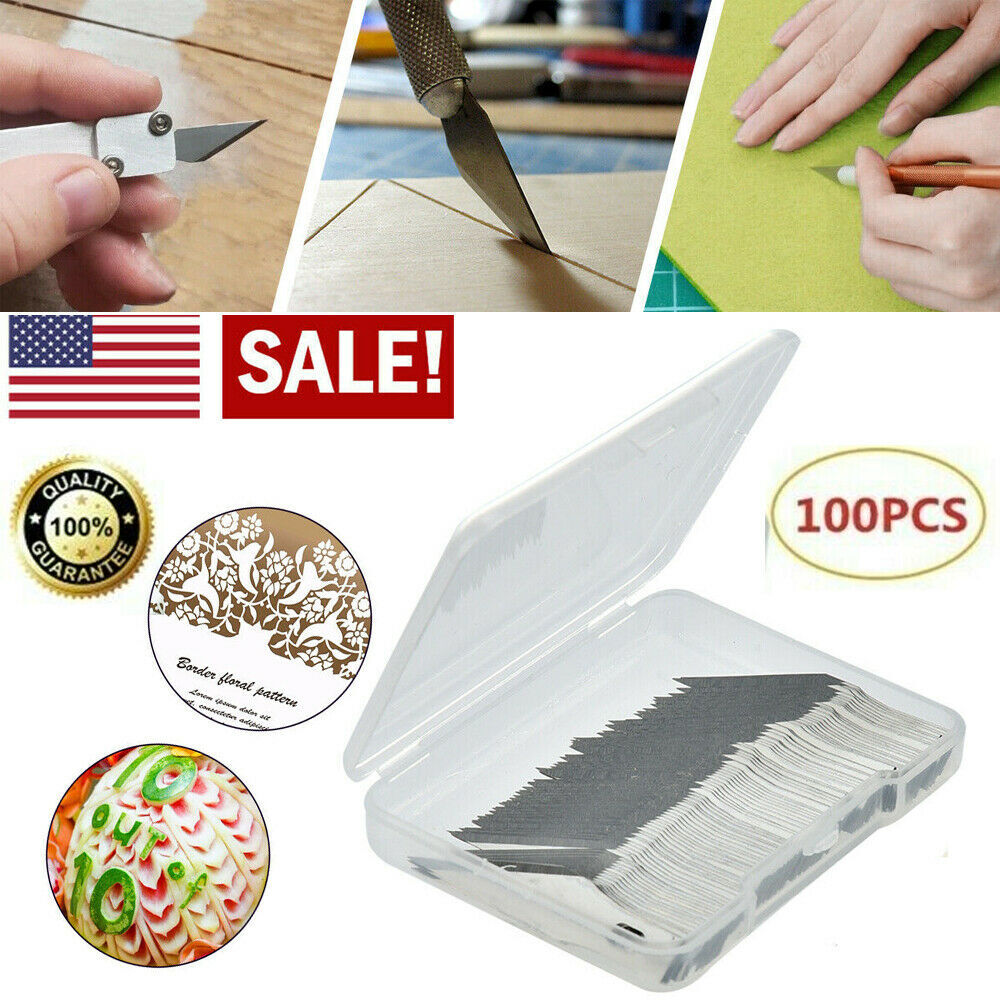 100PCS Blades #11 Exacto Knife x-Acto Hobby Multi Tool Art Craft Replacement