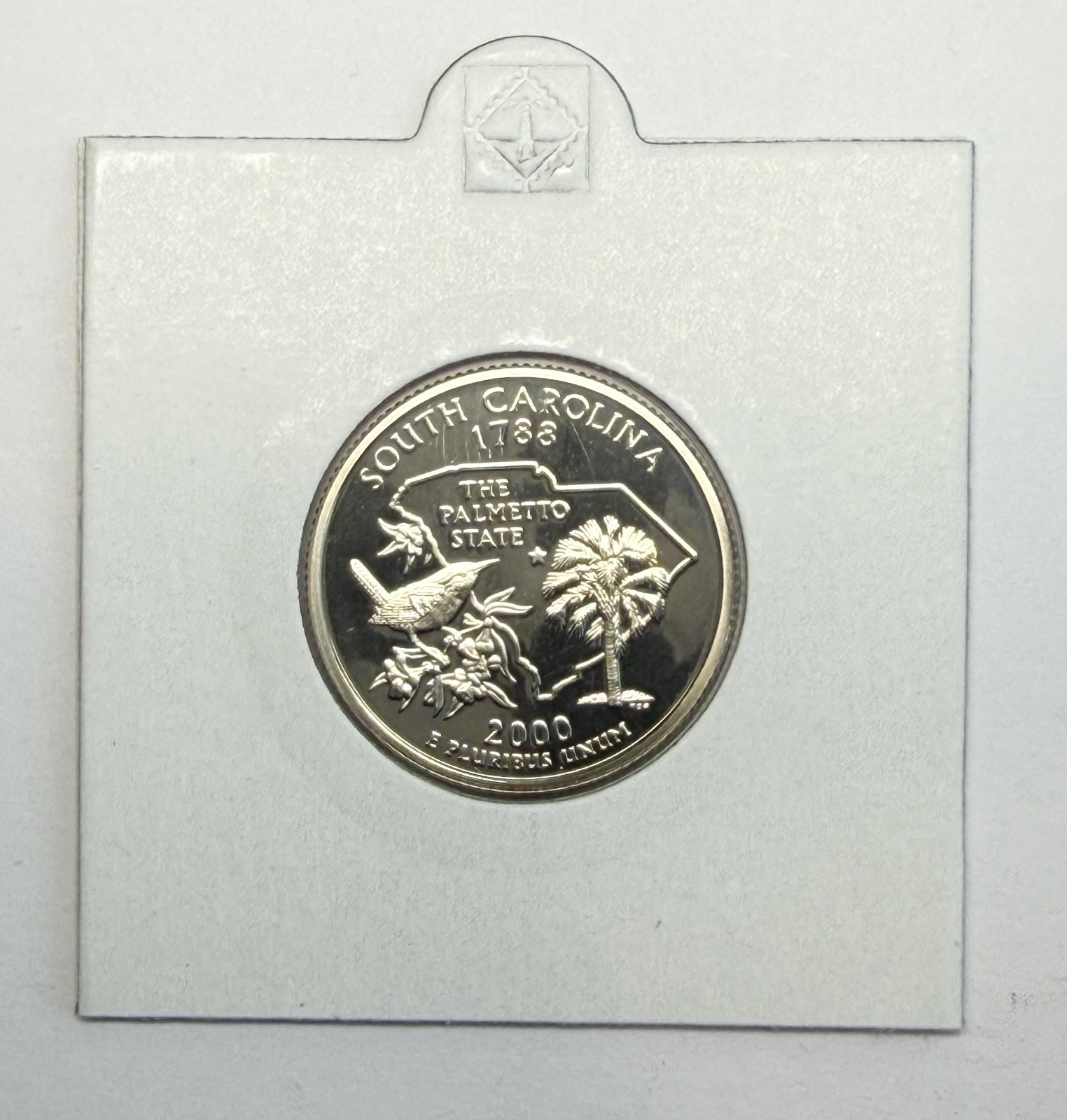 2000 S Proof Clad Washington Quarter, South Carolina - for your quarter book!