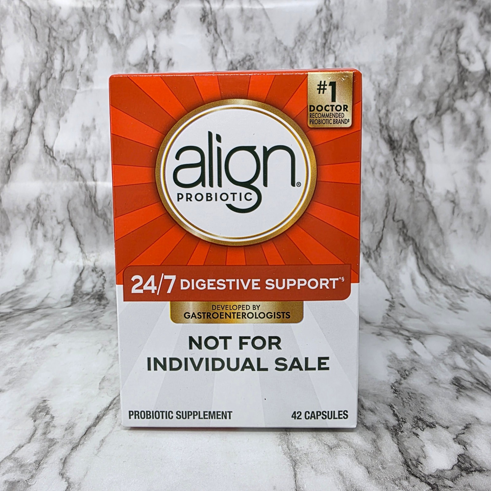 Align Probiotic 24/7 Digestive Support Supplement 42 Capsules Exp 04/2027