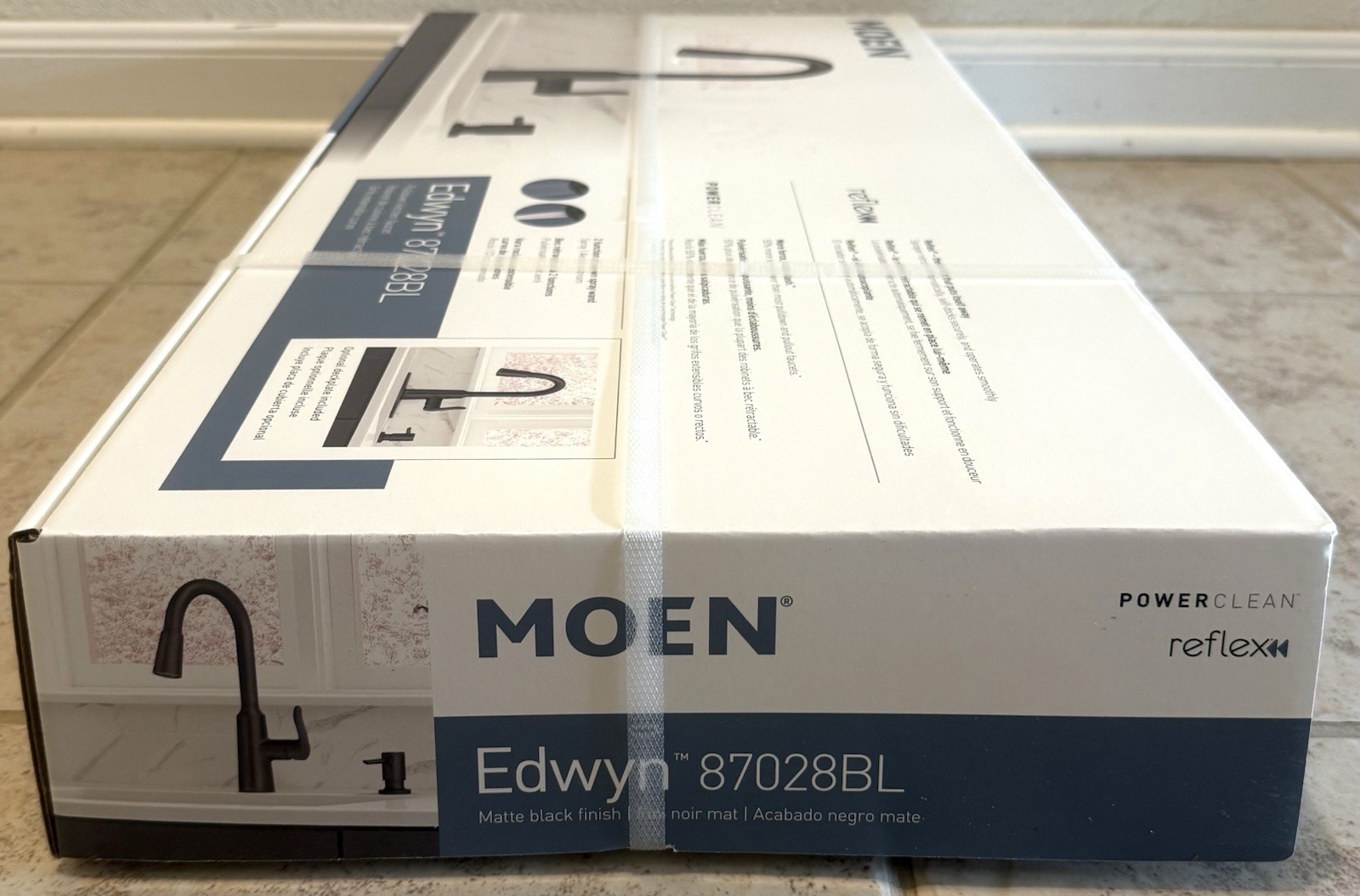Moen Edwyn Matte Black Single Handle Pull-down Kitchen Faucet w/Sprayer Function