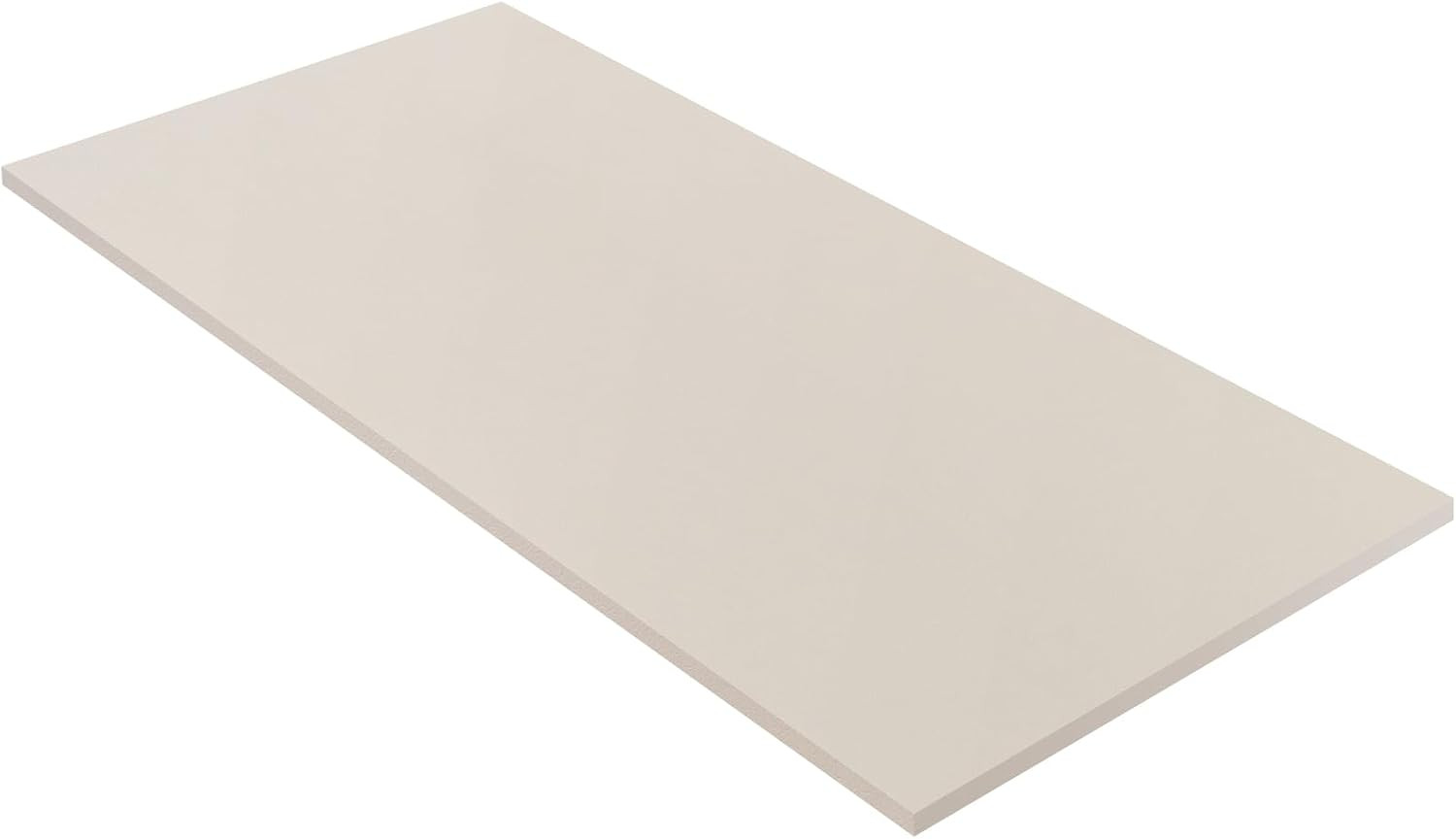 Universal Tabletop 45.67"X23.62", Solid One-Piece Melamine Table Top, Double Des