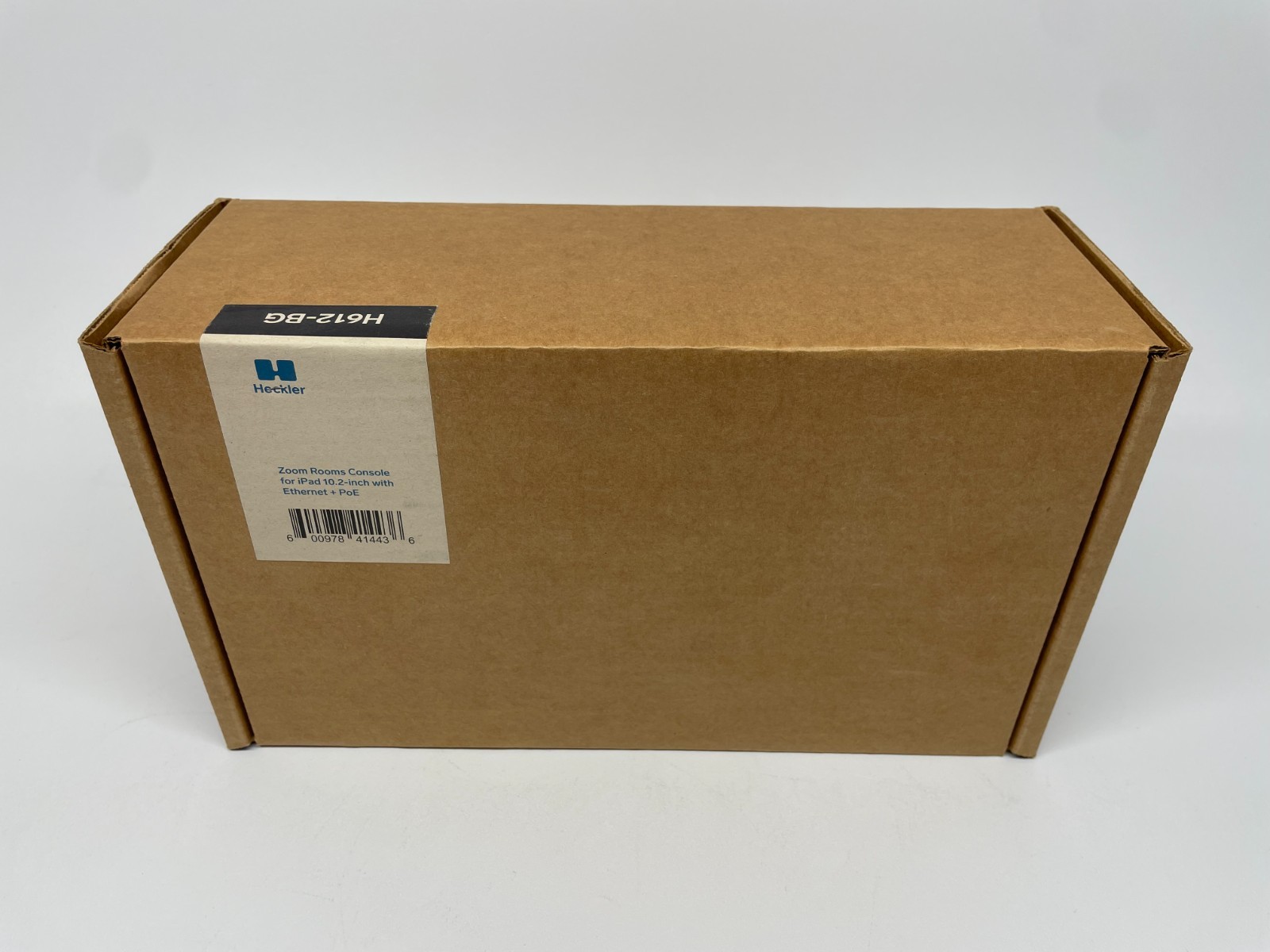 Heckler H612-BG Zoom Rooms Console for iPad 10.2-inch with PoE - Black Grey