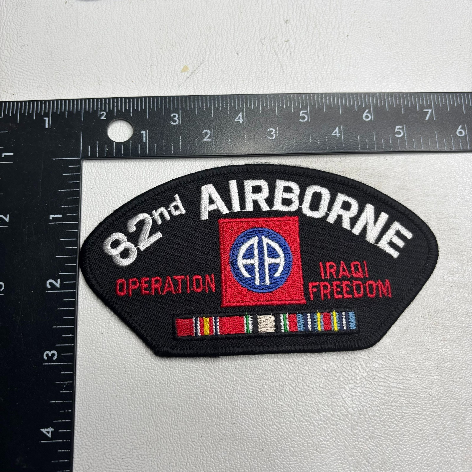 US Army 82ND AIRBORNE OPERATION IRAQI FREEDOM Hat Patch (Military) 61WZ