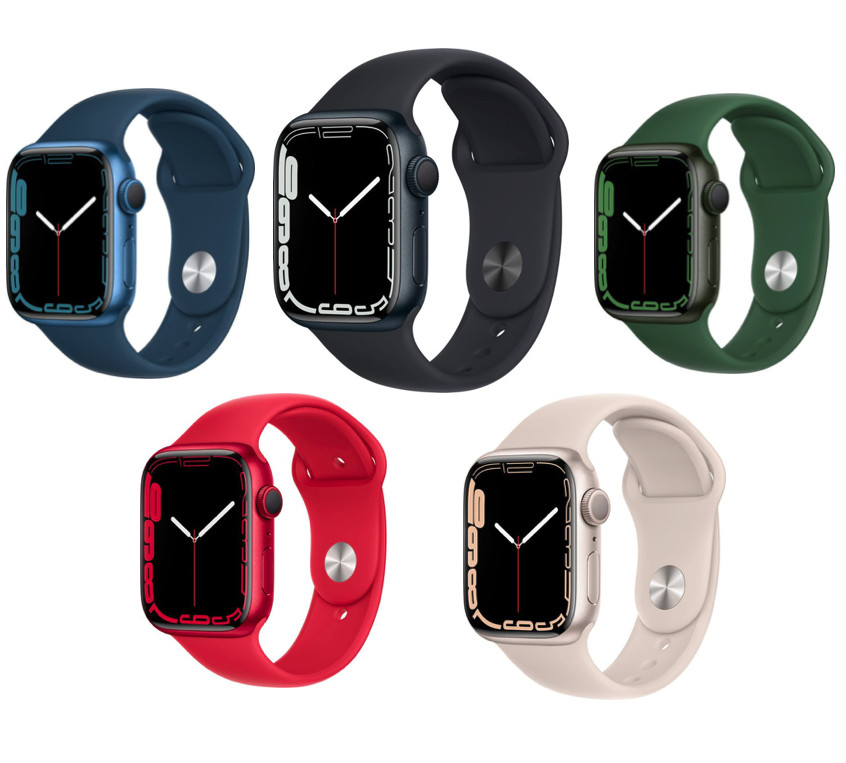 Apple Watch Series 7 41mm-  GPS + Cellular - Aluminum 32GB - Very Good