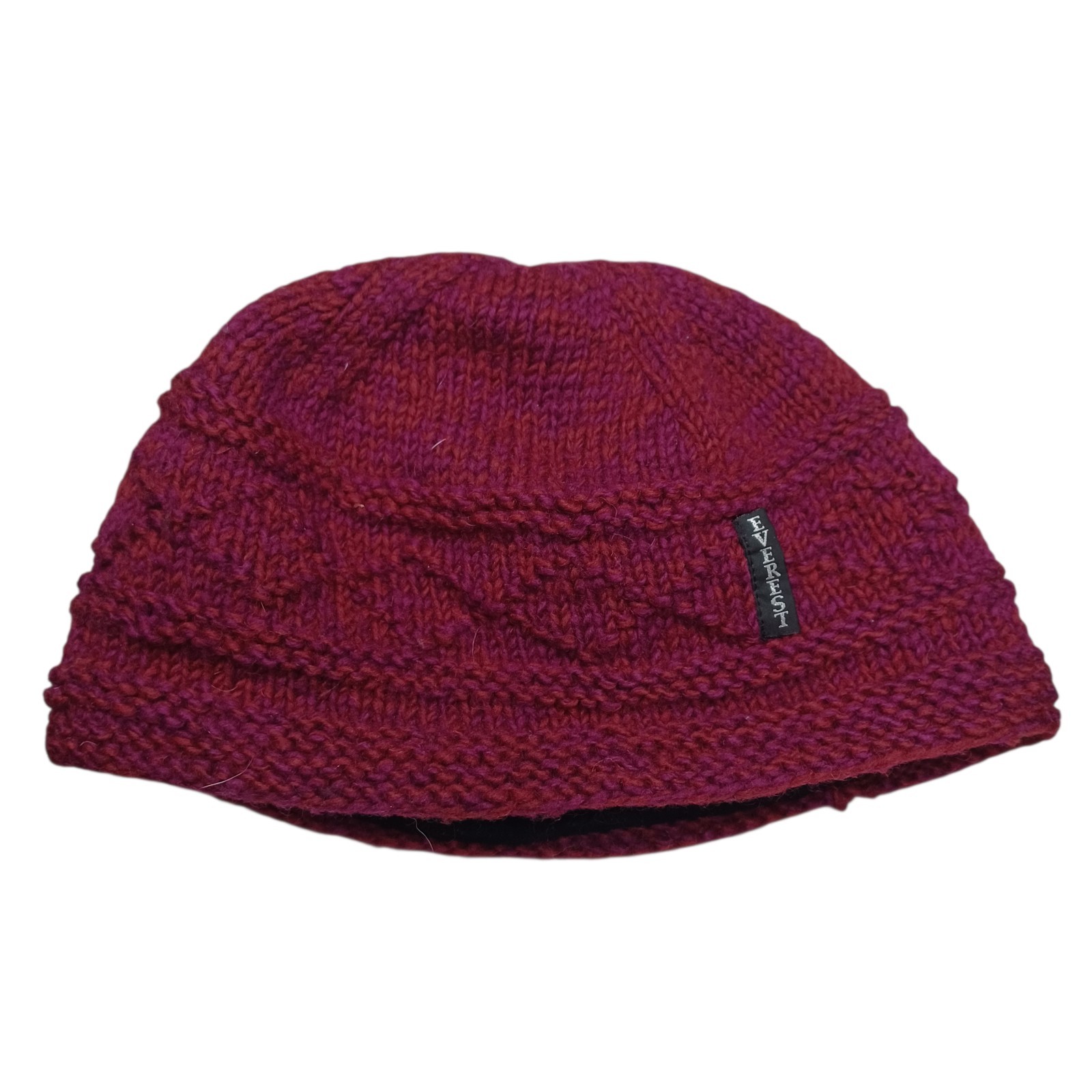 Everest Knit Beanie Winter Hat Fleece Lined Ski Snowboard Cap Red One Size