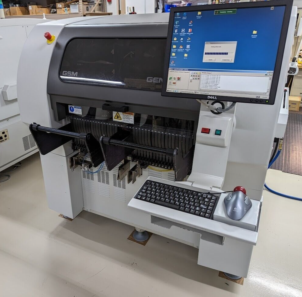 Universal Instruments Genesis GI-14D Multi-Function PCB Pick and Place Machine