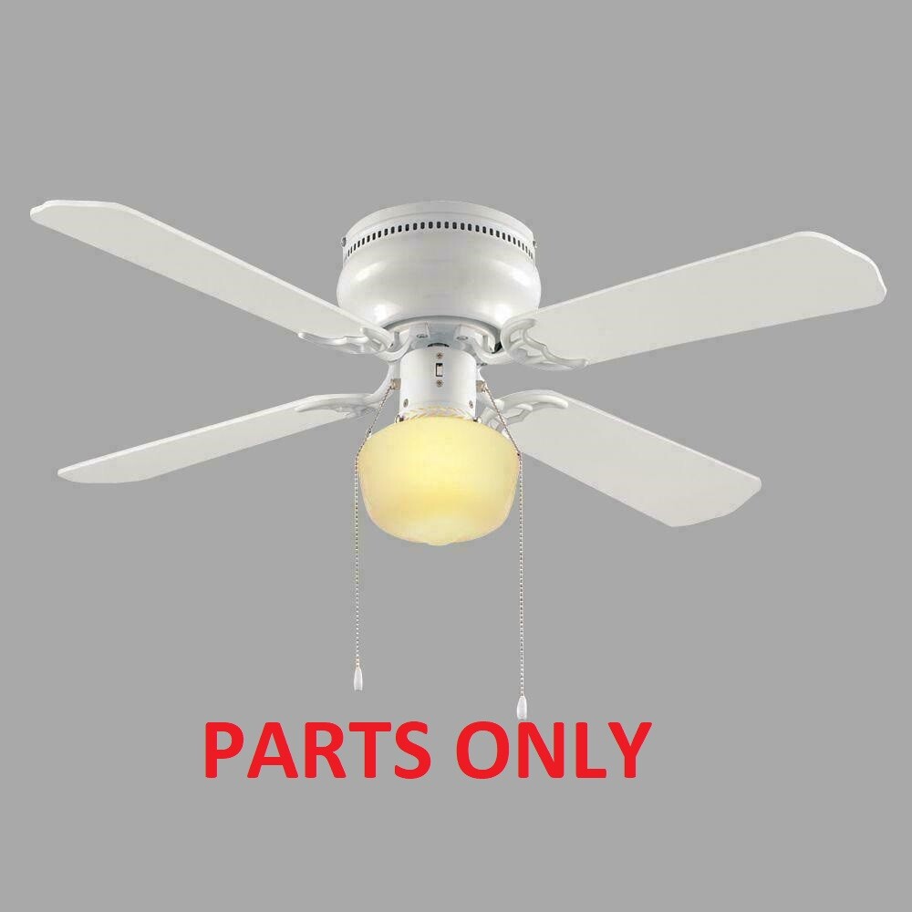 Hampton Bay Littleton 42" 4-Blade 1-Light Ceiling Fan White (Replacement Parts)