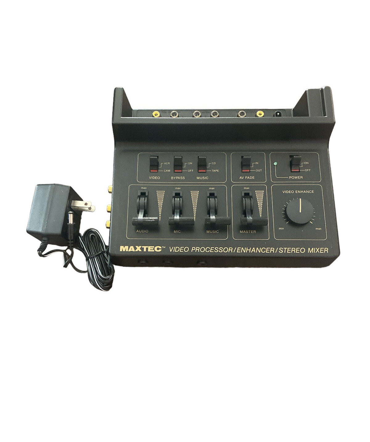 Maxtec Video Processor Enhancer Stereo Black Mixer New No Box