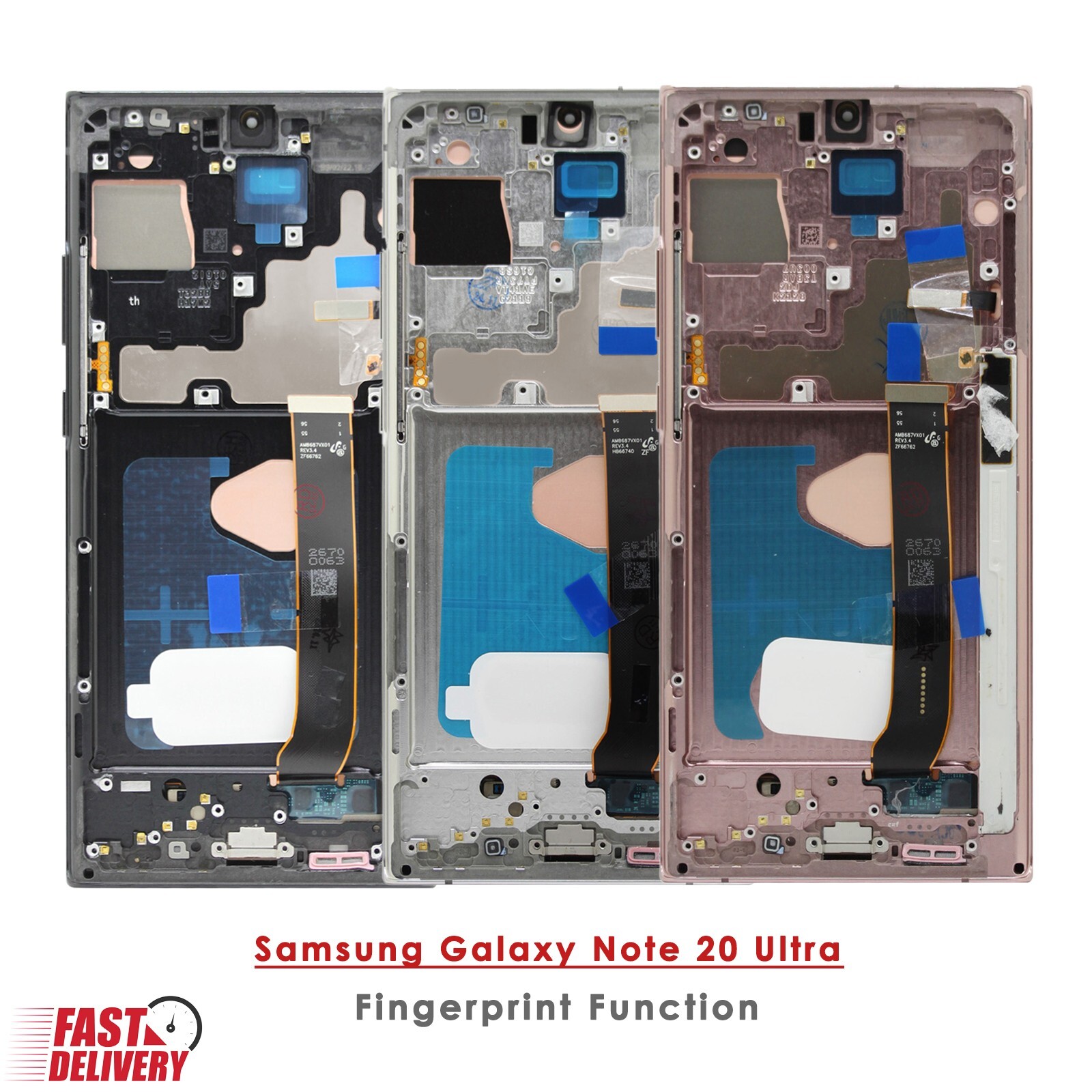 OLED LCD Display Touch Screen Digitizer + Frame For Samsung Galaxy Note 20 Ultra