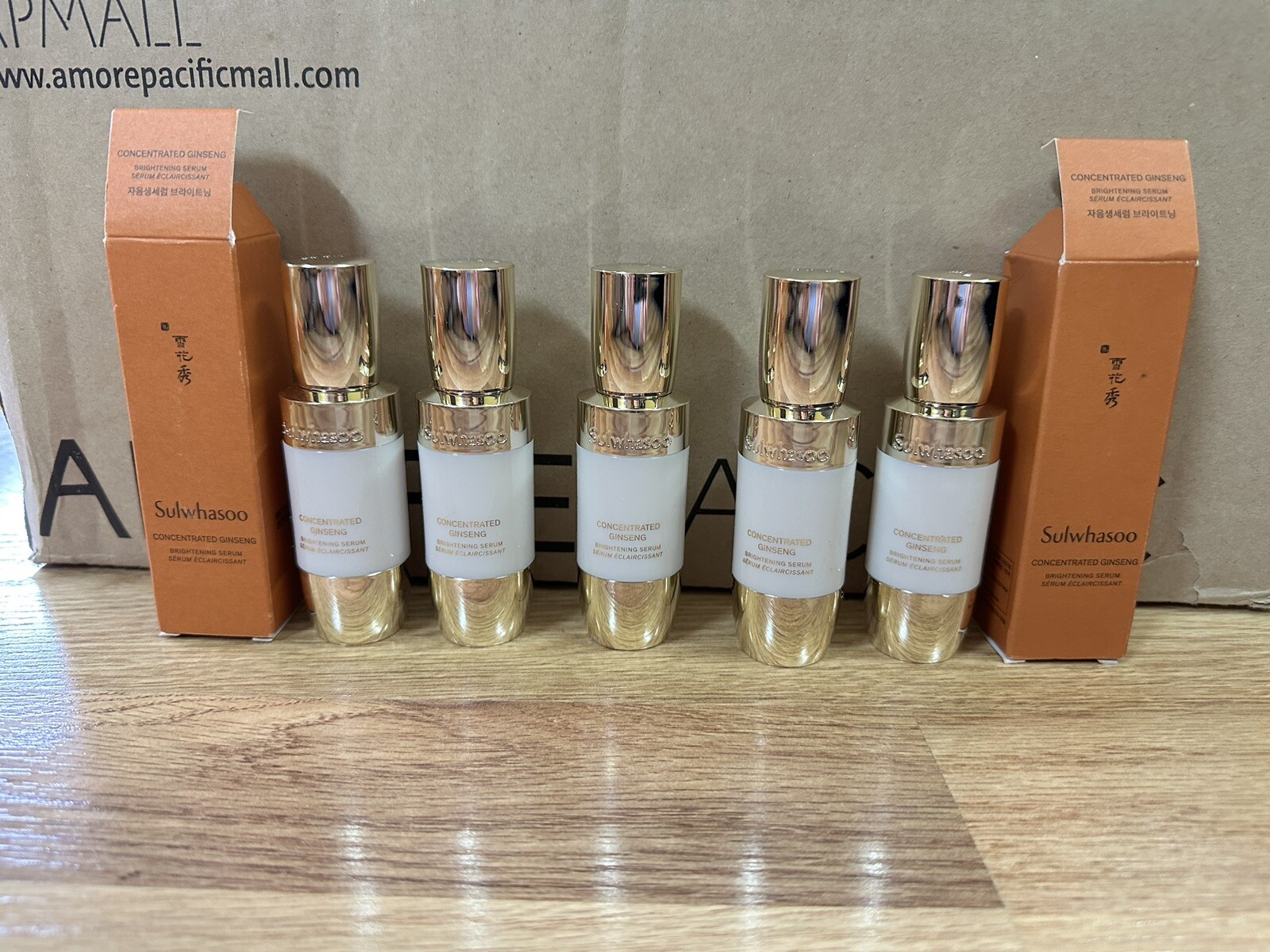 Sulwhasoo Concentrated Ginseng Brightening Serum 8ml x 5 Pcs = 40 ml US Seller