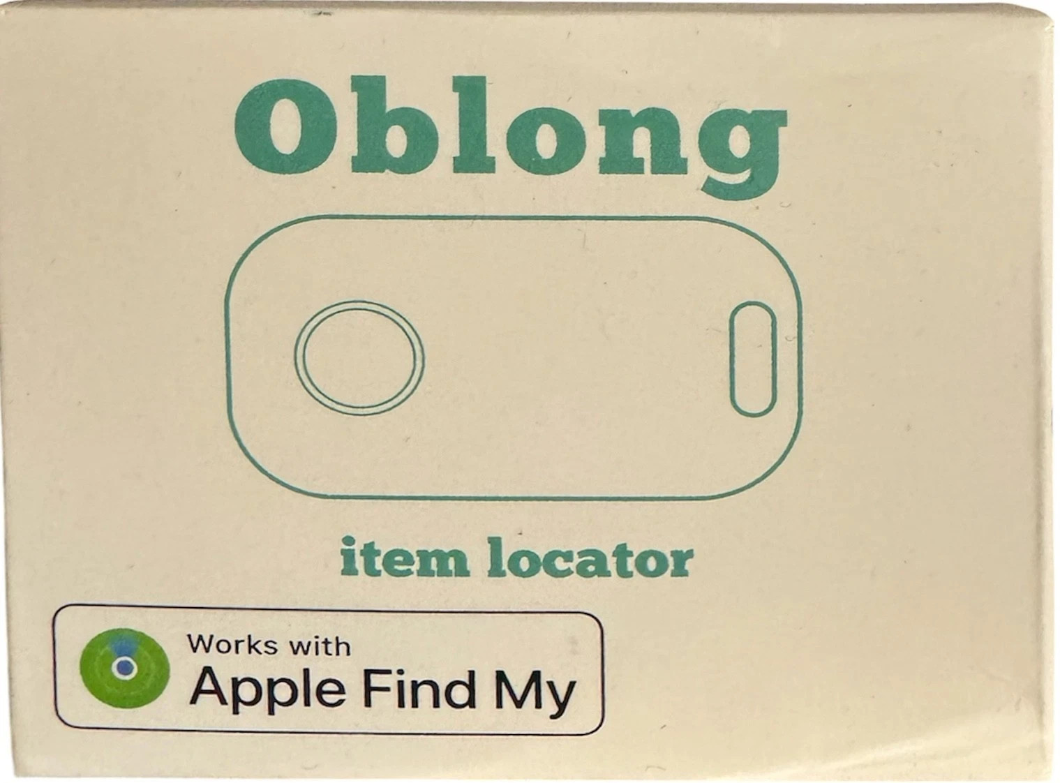 2 Pack Oblong Item Locator (Works w/ Apple Find My App) by Zoopabaus (for Apple)