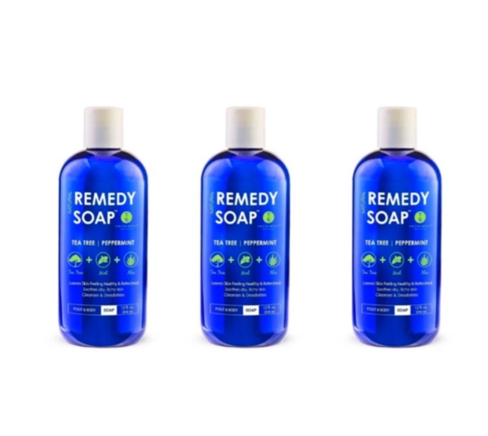 Truremedy Naturals Remedy Tea Tree Oil Body Soap - Body Wash 12 oz - 3 BOTTLES