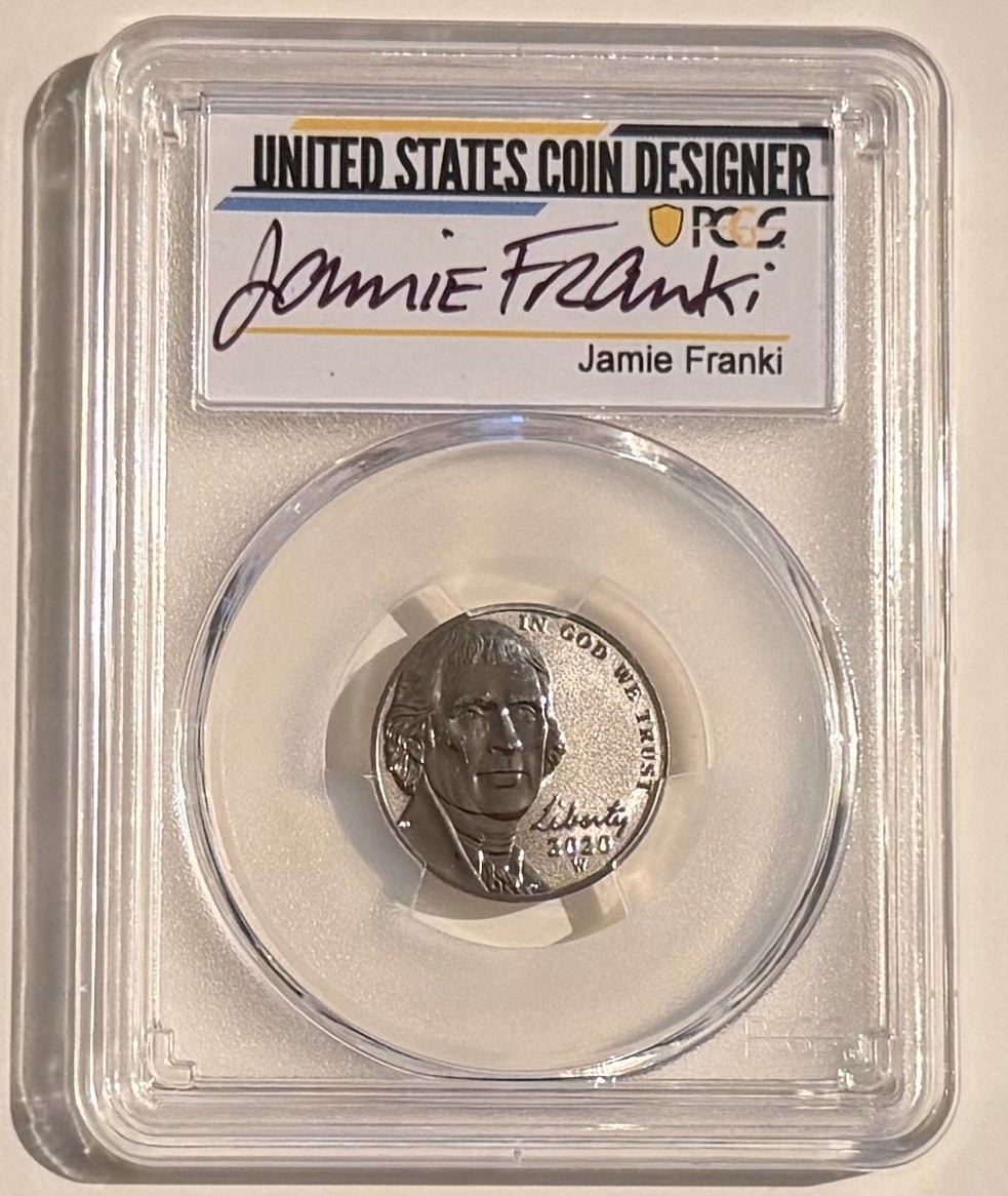 2020-W 5C PCGS PR70 REVERSE PROOF First Strike