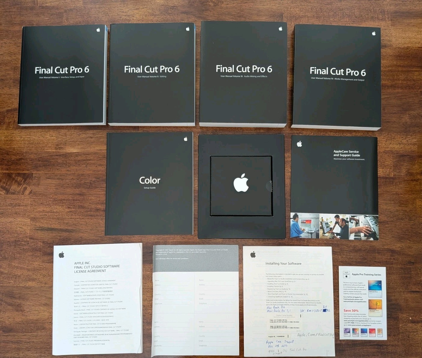 Apple FINAL CUT STUDIO 2 Complete! Video Audio Production Software Manuals EUC