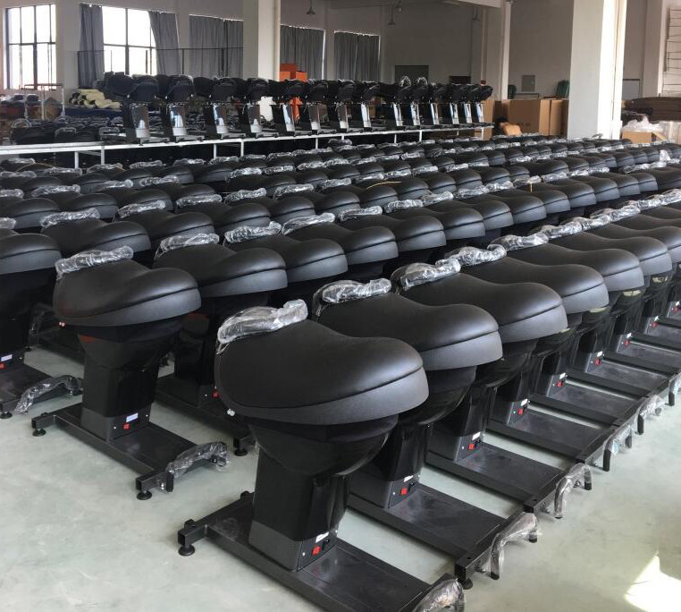110V Black Horse Riding Abdominal Exercise Machine Horse Riding Simulator