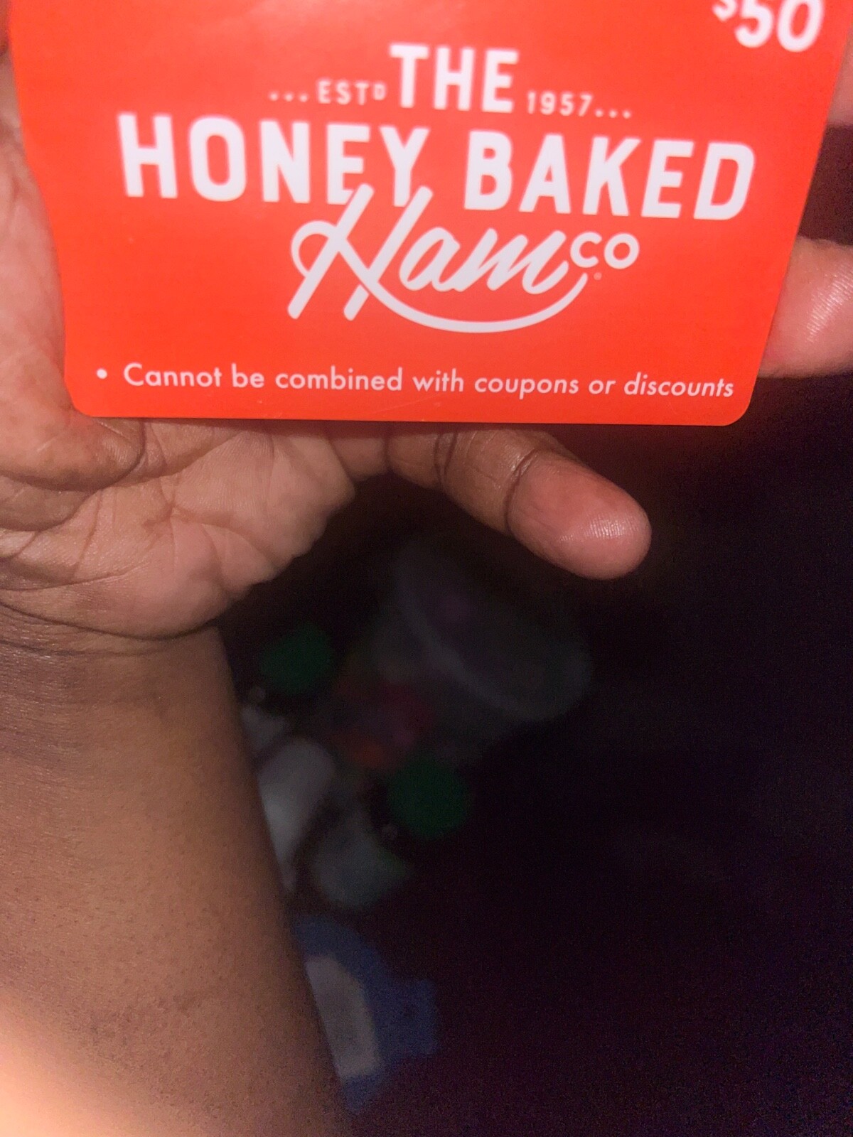 The Honey Baked Ham gift card