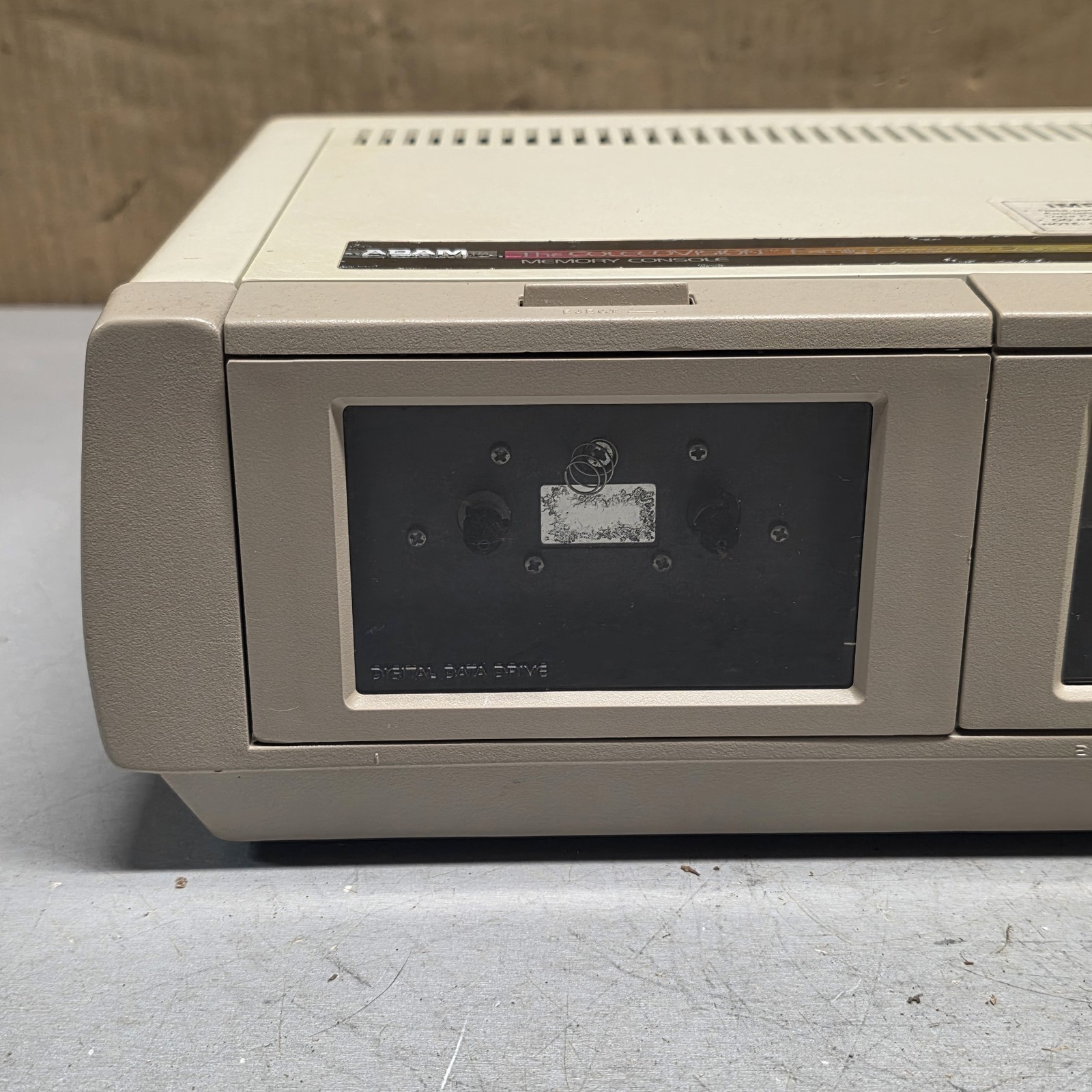 Coleco ADAM 2404CPU Computer System Memory Console Untested As-Is Rust