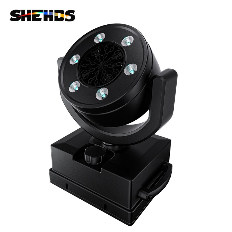 SHEHDS New Version 100W RGBY Moving Head Bubble Maker Machine DMX Remote