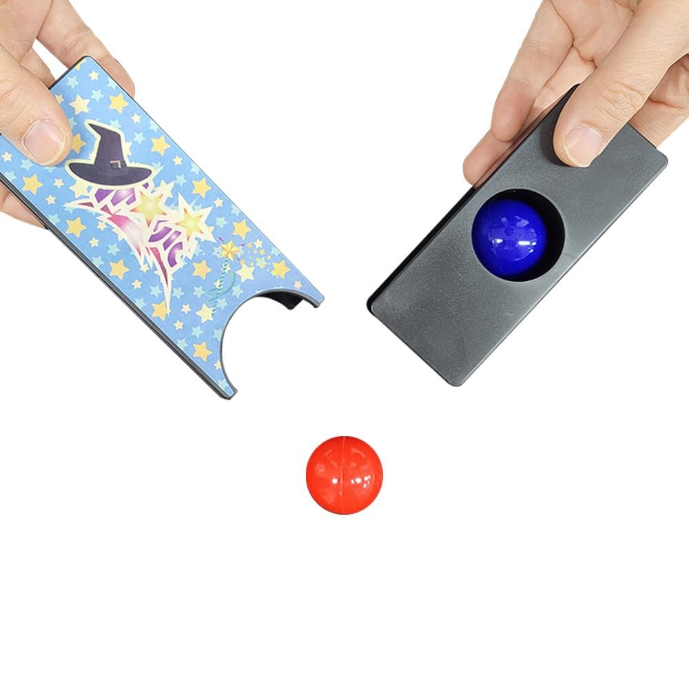 JL Corp. Magic Color Change Ball 1.26 inches diameter, Red & Blue