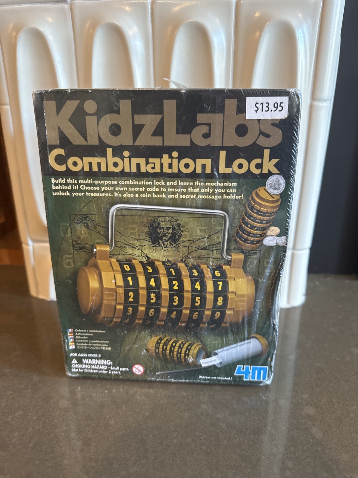 4M KidzLabs Combination Lock STEM Experiment Toy HARD TO FIND!!!