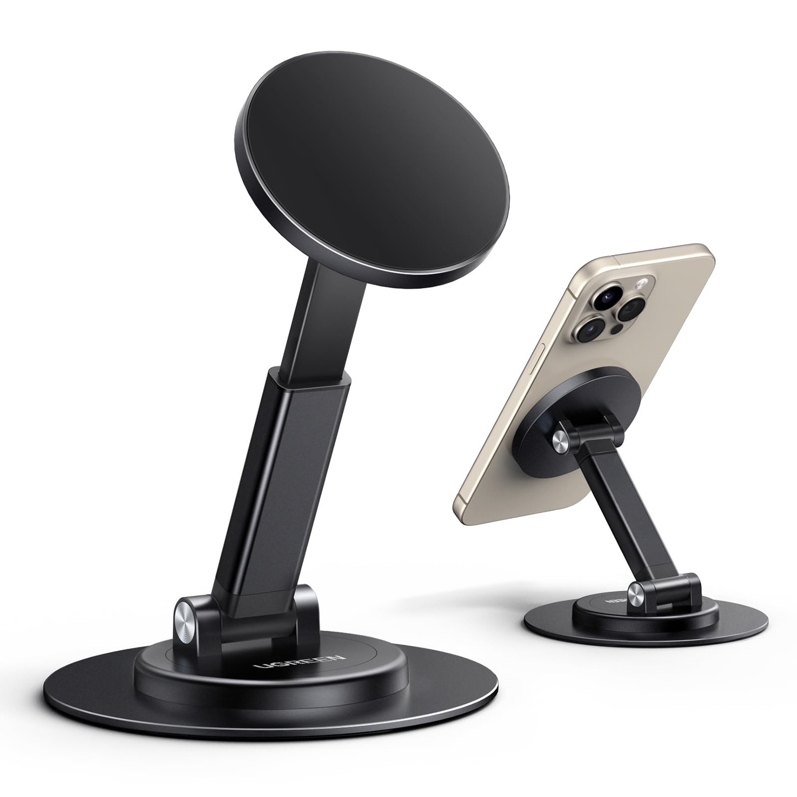 UGREEN Magnetic Phone Stand for 5.90 inches (H) x 1.06 (W), Black