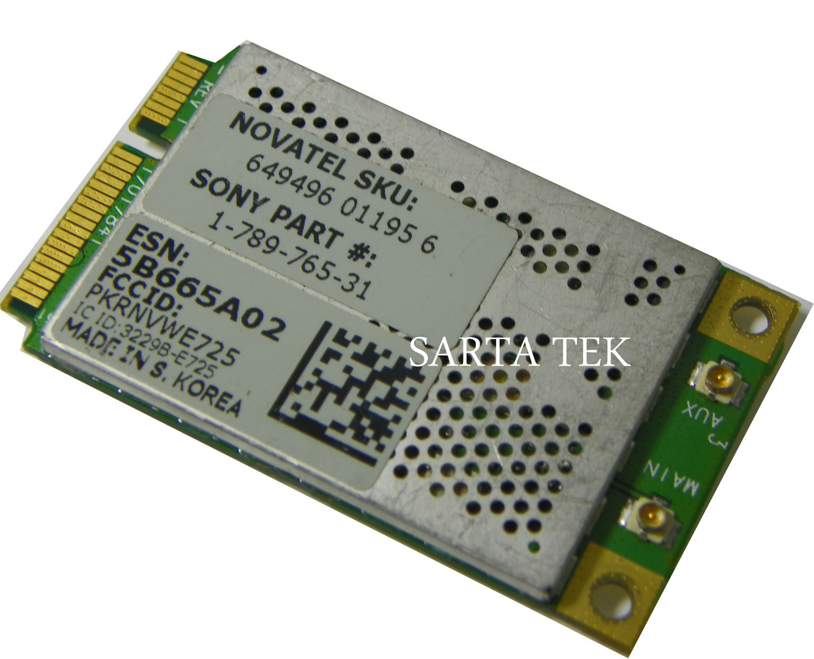 Original Sony 1-789-765-31 WIRELESS WWAN CARD Mini-PCI Card