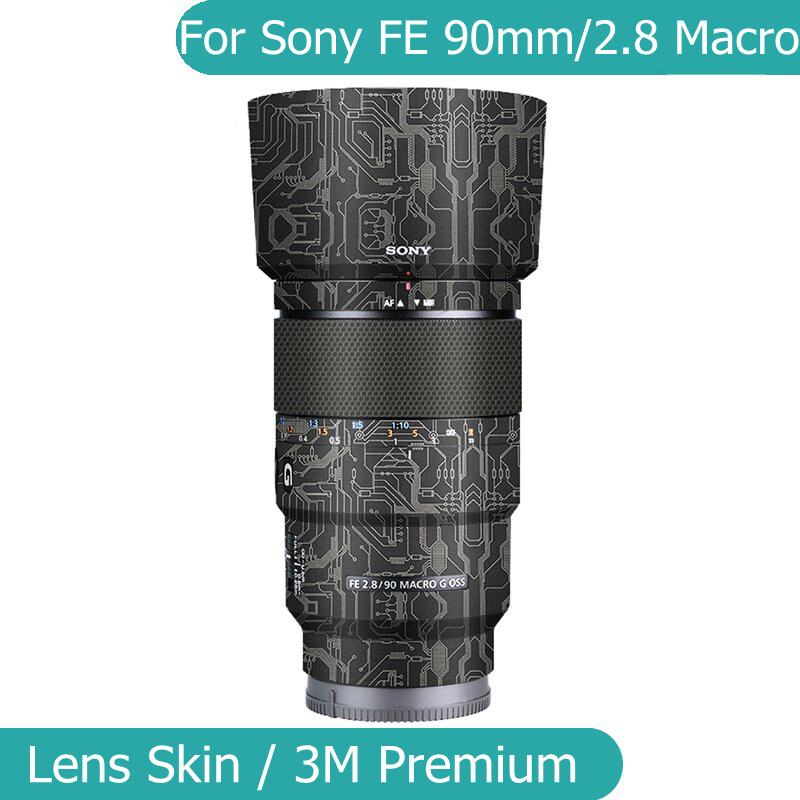 For Sony FE 90mm F2.8 Macro Decal Skin Vinyl Wrap Film Lens Sticker 90 2.8 FE90