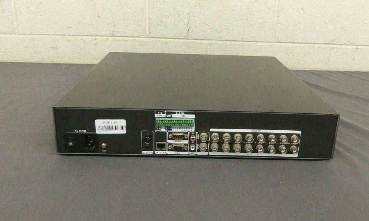 Clinton Electronics ST0861115 8-Channel High-Performance Digital Video Recorder