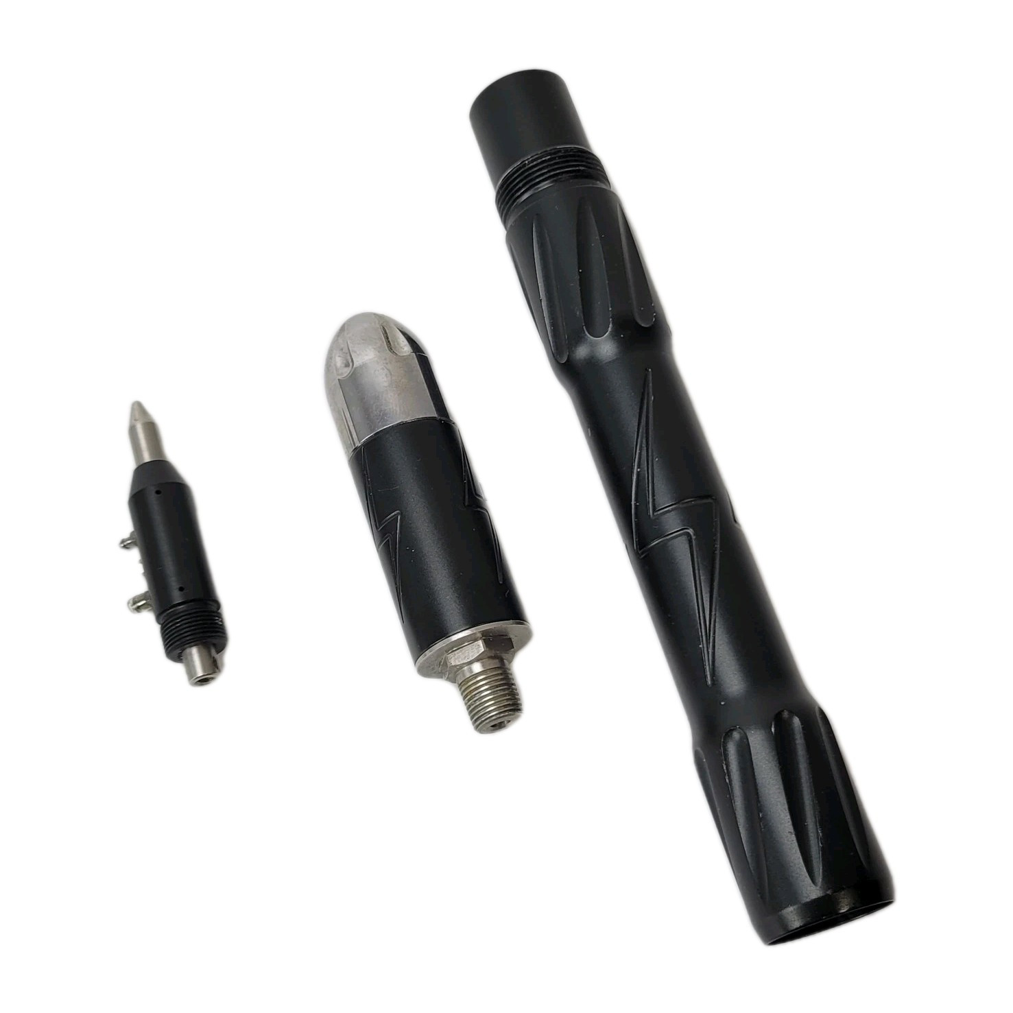 Psycho Ballistics Lightning Lot Autococker LPR Black Chrome Paintball Gun