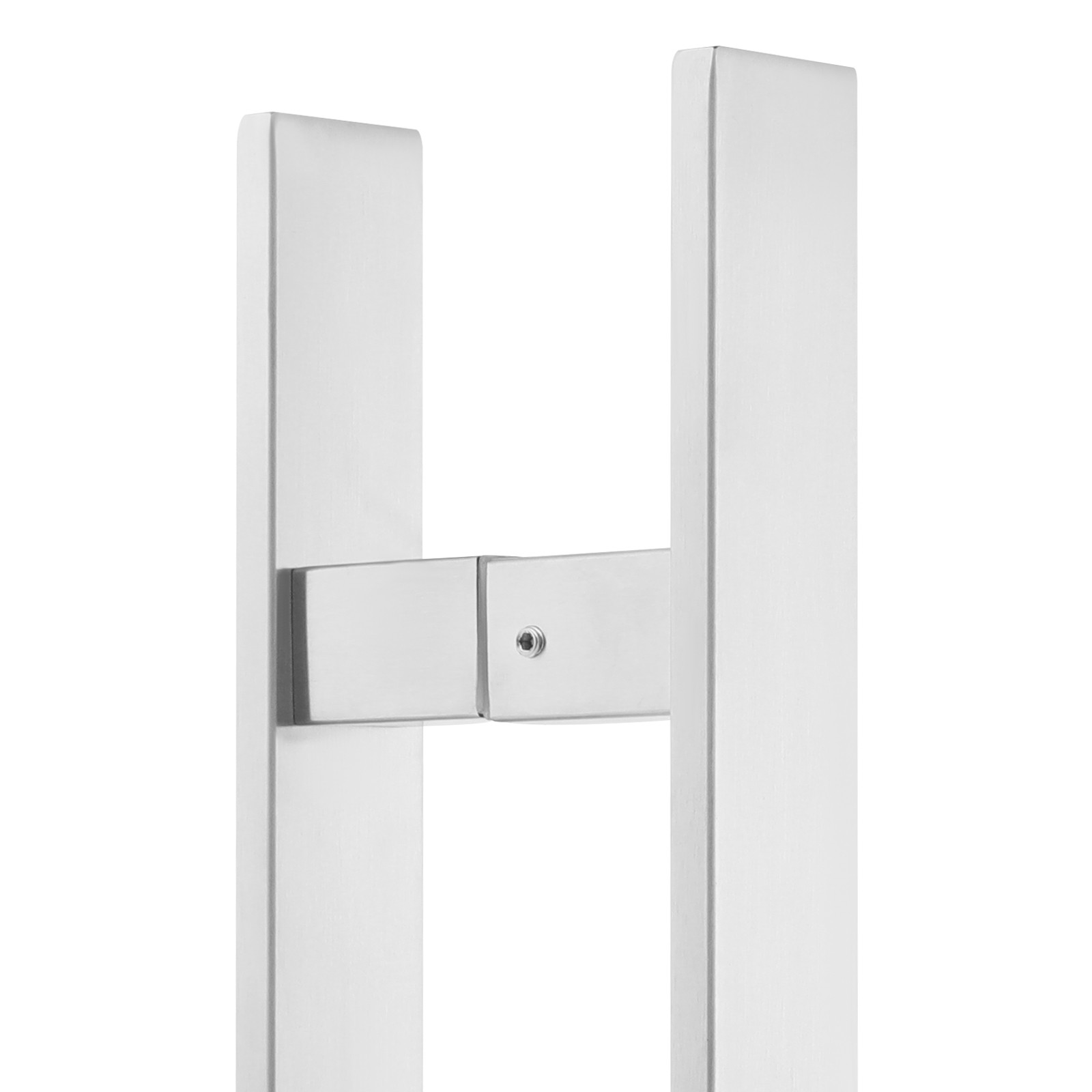 Stainless Steel Double Sided Push Pull Door Handle, H-shaped Door Pull Handle