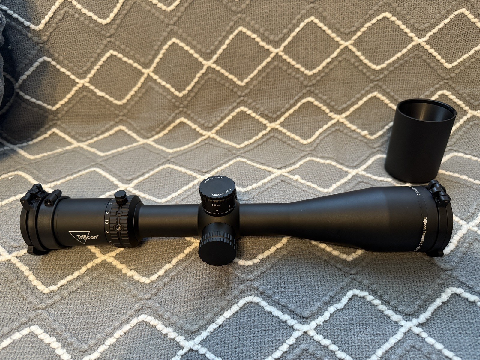 Trijicon Tenmile 5-25×50 Riflescope MRAD Red Center Dot 30mm TM2550-C-3000011