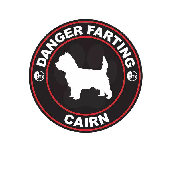 Danger Farting Cairn Sticker Decal