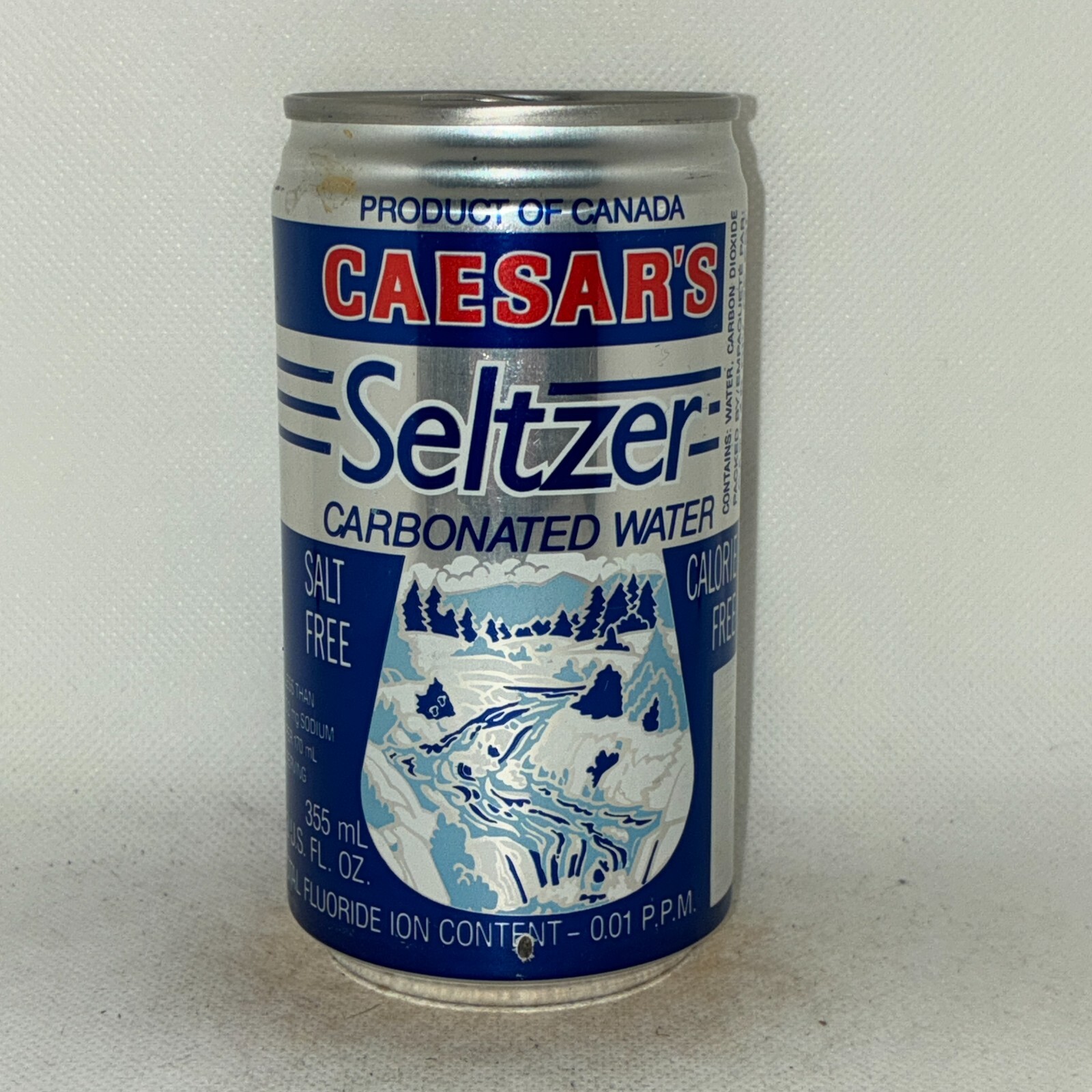 Caesar's Seltzer carbonated water can, Canada
