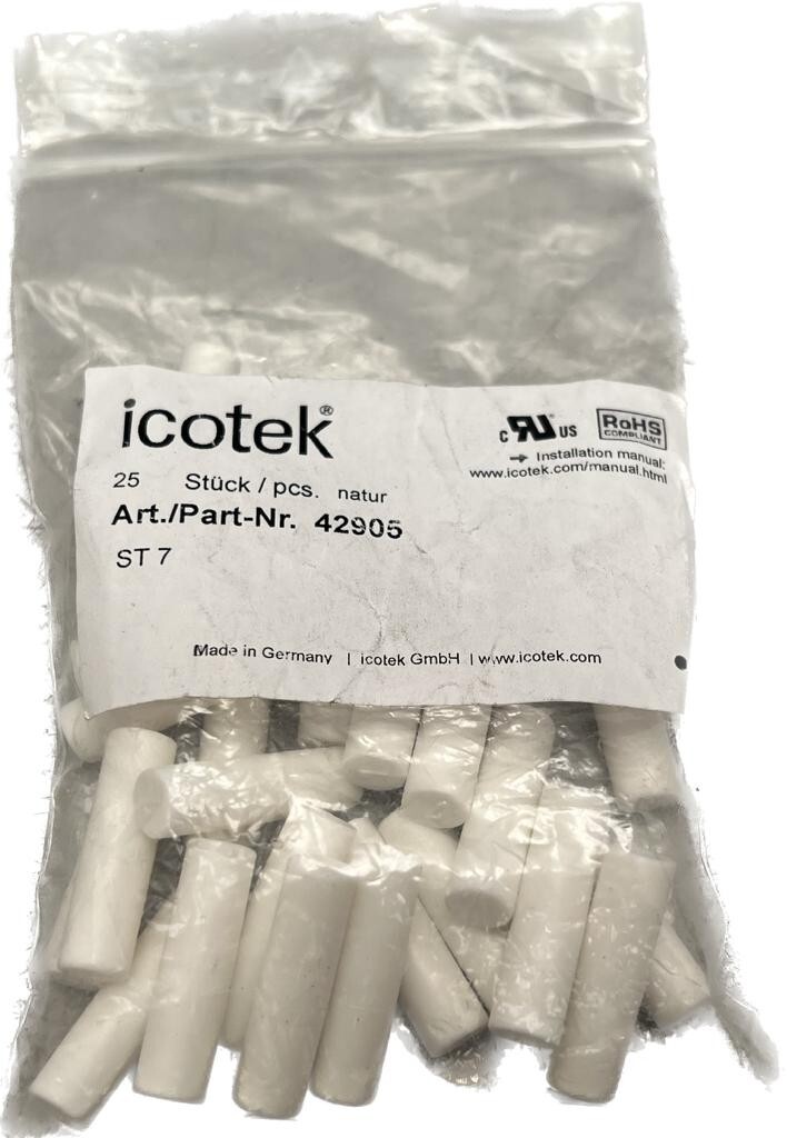 24x Icotek ST 7 plugs for cable grommets 42905