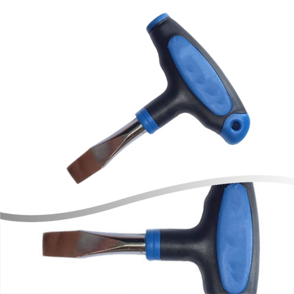 Flat Head Screwdriver With Comfortable Grip For Quick Release Applications