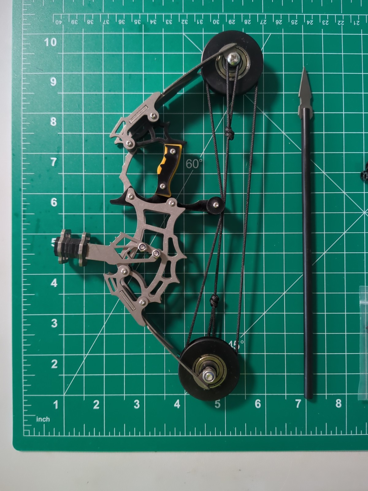 JINCENE Mini-compound bow Compound Bow Set Aluminum Silver/Black W/ Arrows.