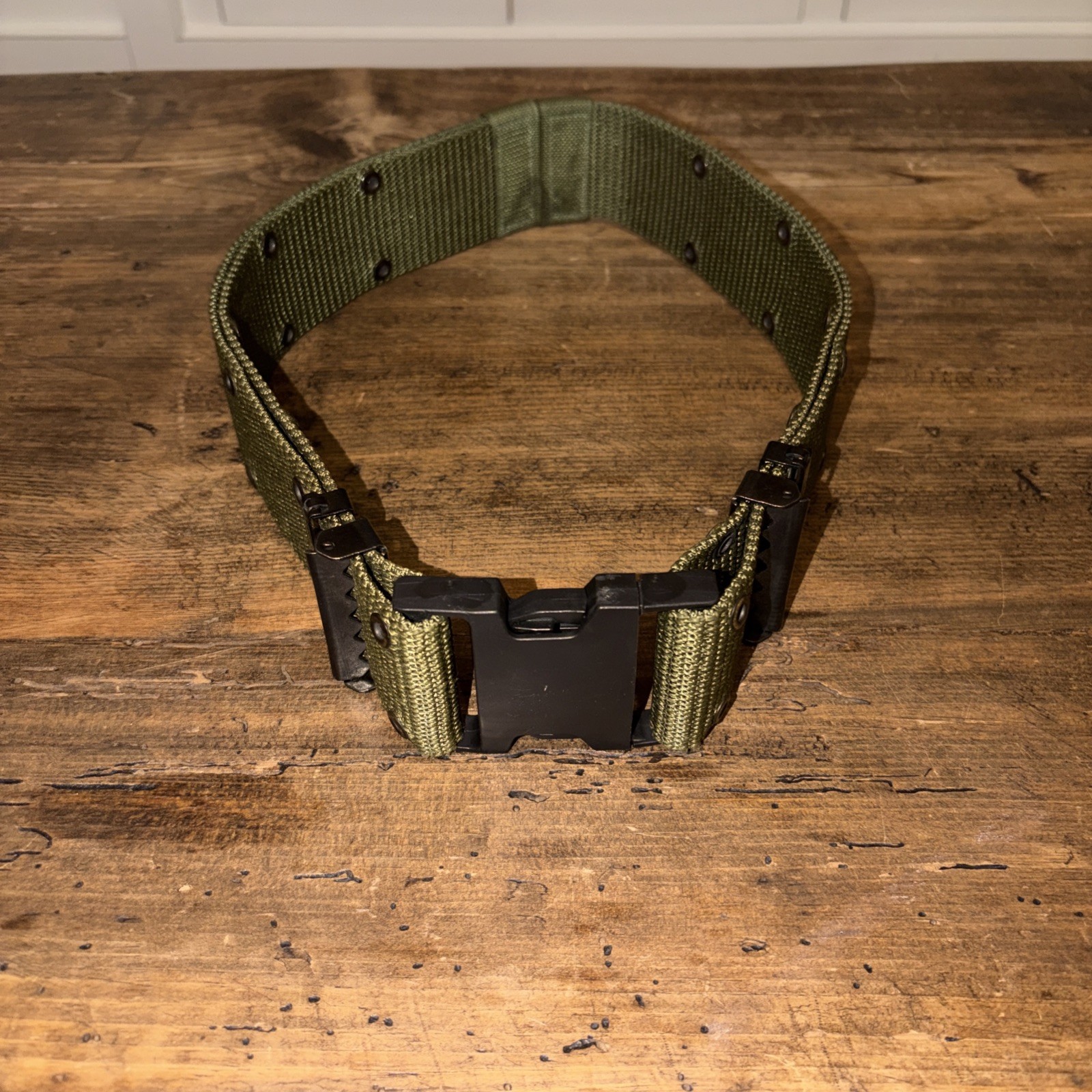 USGI ALICE Belt Individual Equipment USMC Webbing Belt OD Green Size Large