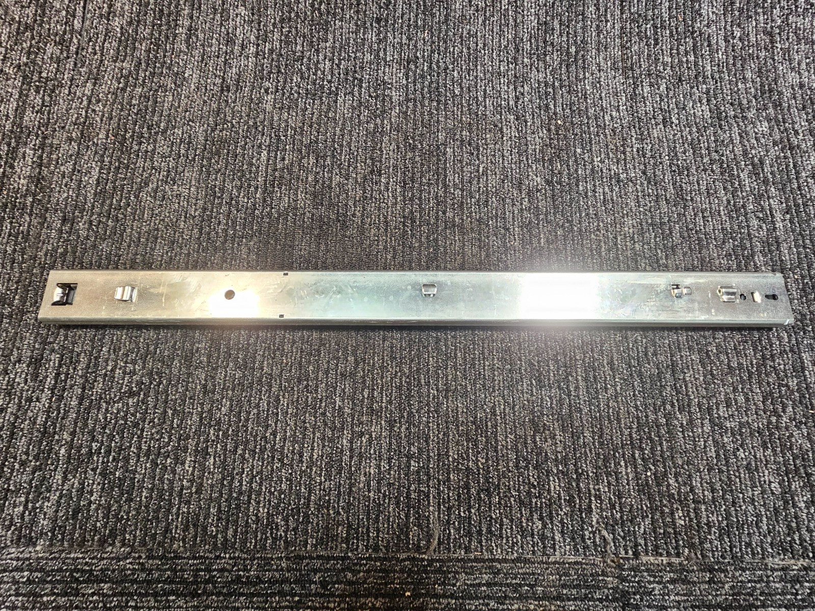(QTY 2) Heavy Duty Full Extension 27-inch Drawer Slide, Stainless Steel Silver