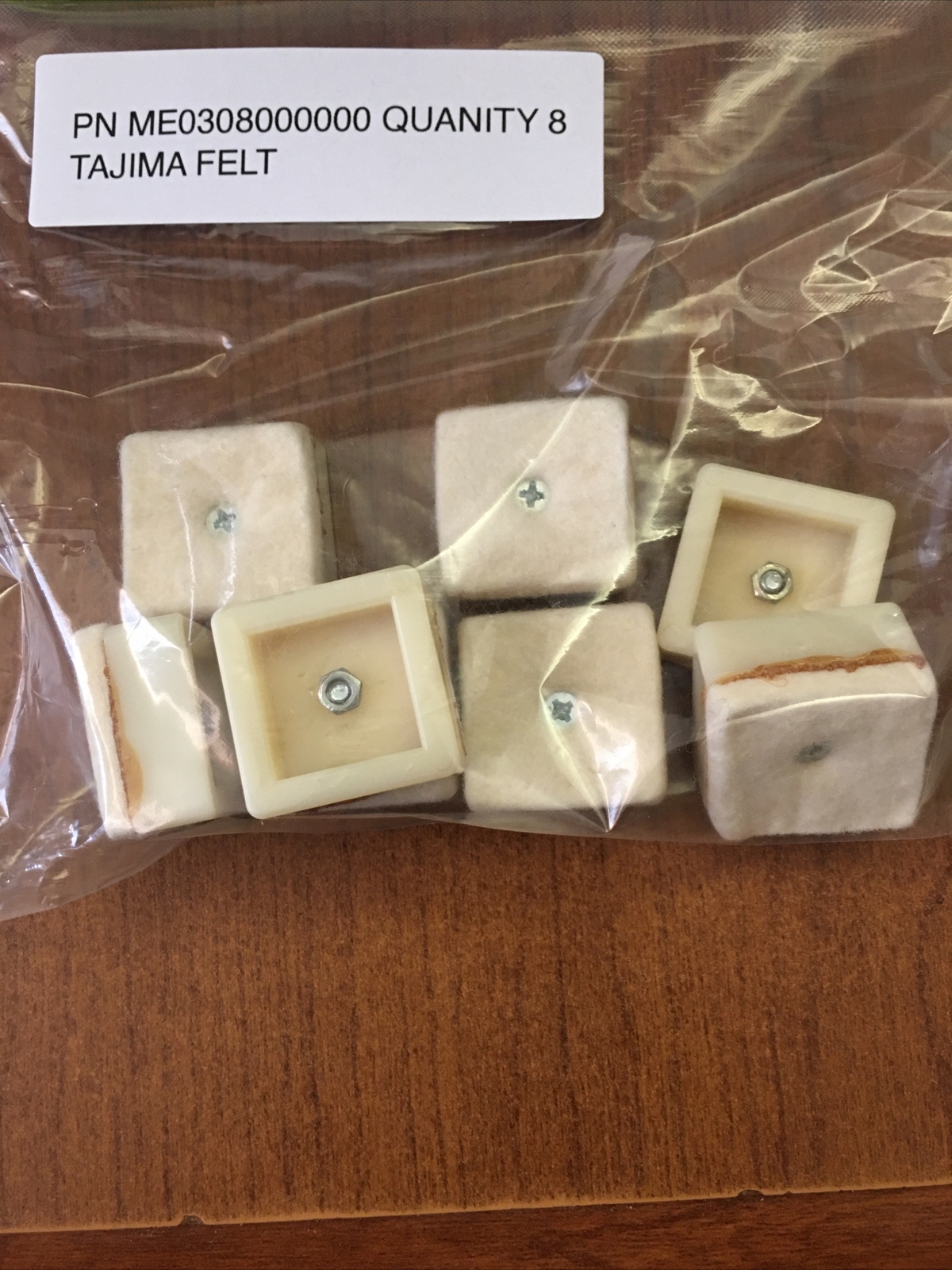 Lot of 8 Tajima ME0308000000 Felt