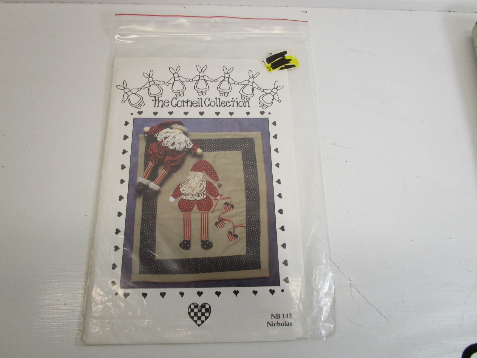 Nicholas 12" And Wall Quilt Craft Pattern 18"x21" NB 143 The Cornell Collection