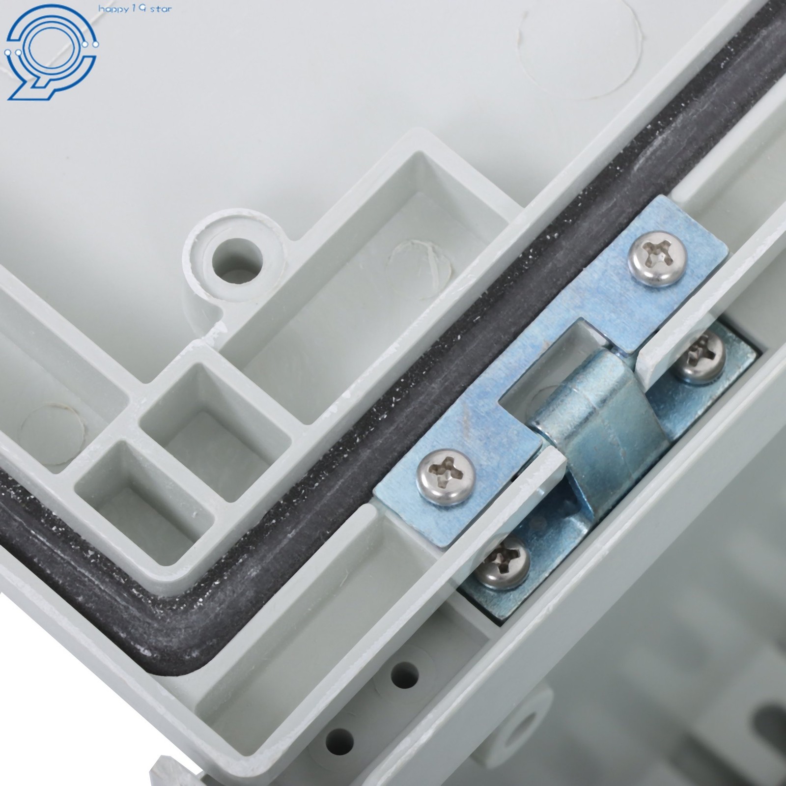 NEMA 3X IP65 Junction Box, 16x16x8Inch Fiberglass, for Outdoor Use