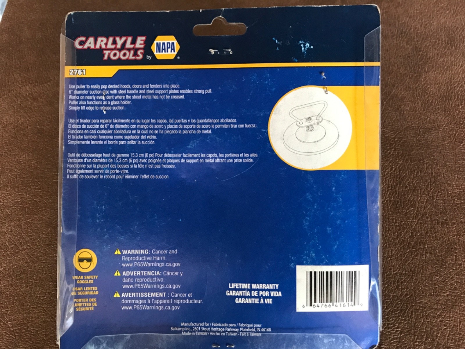 CARLYLE Tools Deluxe Dent Puller - 6 In. No. 2761