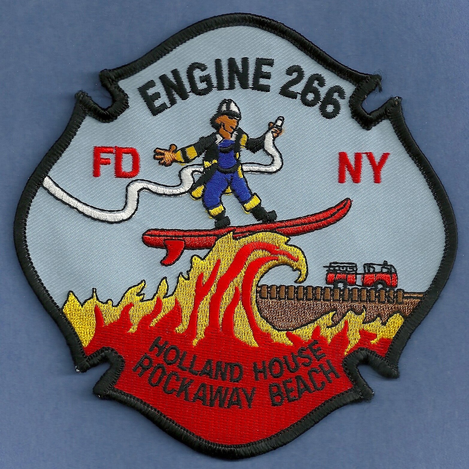 FDNY FIRE DEPARTMENT NEW YORK ENGINE COMPANY 266 PATCH QUEENS