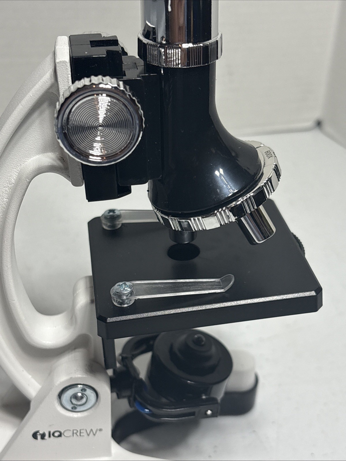 IQCrew 52-Piece Microscope Set with Durable Metal Frameworks for Students