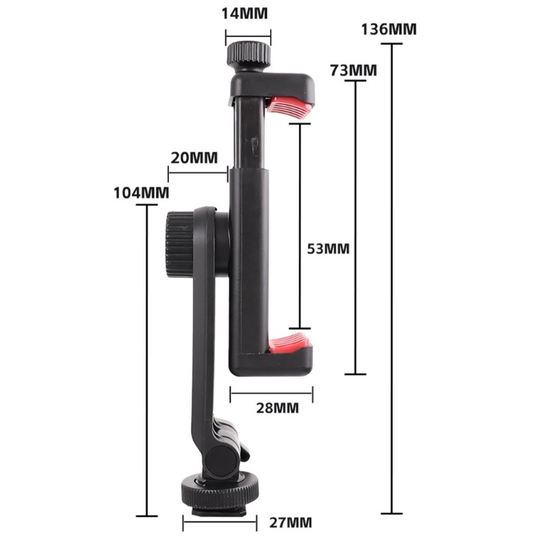 Flexible Smartphone Holder Cold Shoe Compatible Secure Hand Operate Strong