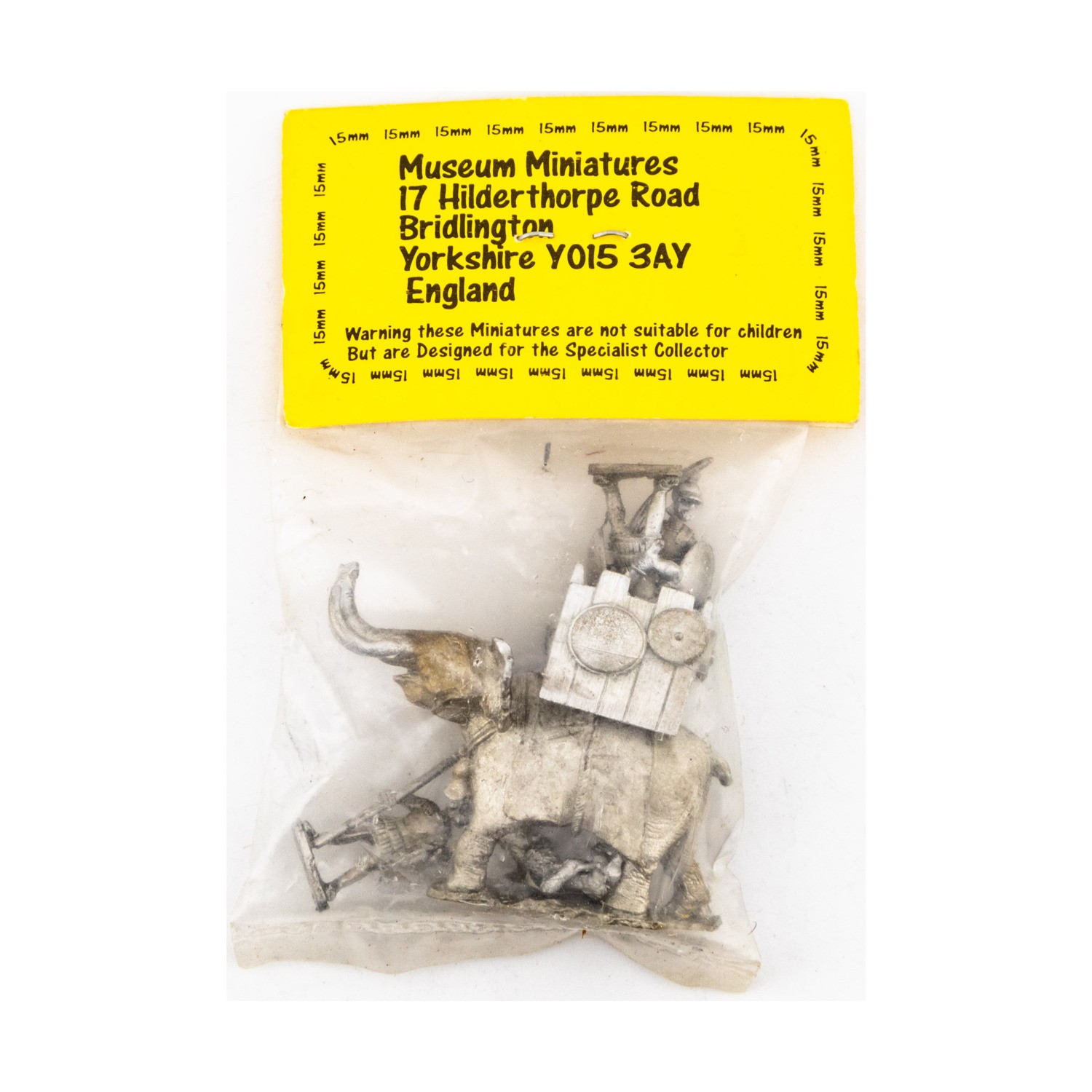 Museum Miniatures Carthaginian Elephant Pack New