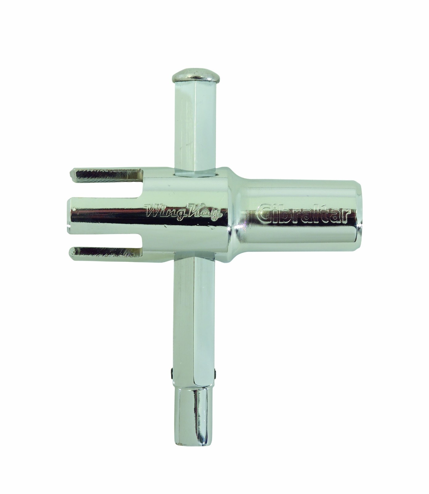 Multi-Purpose Wing Key Drum Tool - Silver, Essential for Drummers & Musicians