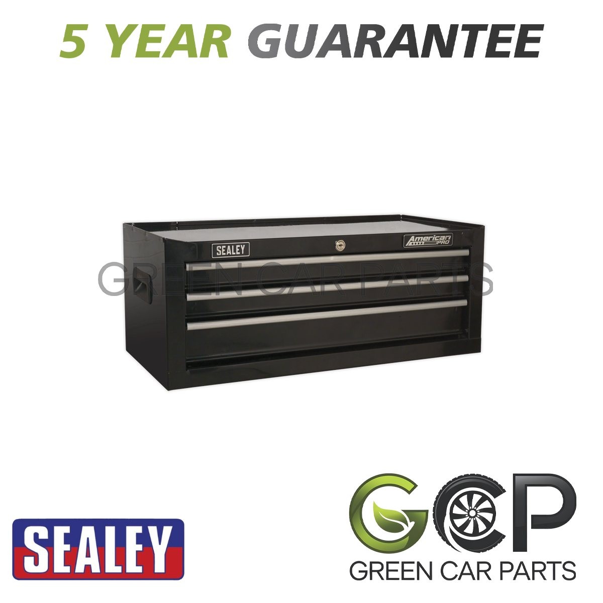 Sealey American PRO� Mid-Box Tool Chest 3 Drawer Black AP223B