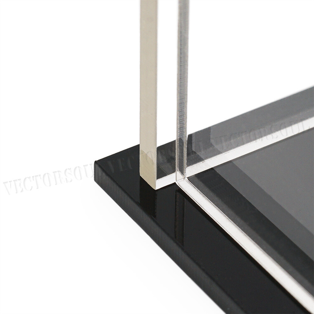 17" Large Acrylic Display Case Dustproof Clear Box Action Figures Self-Install